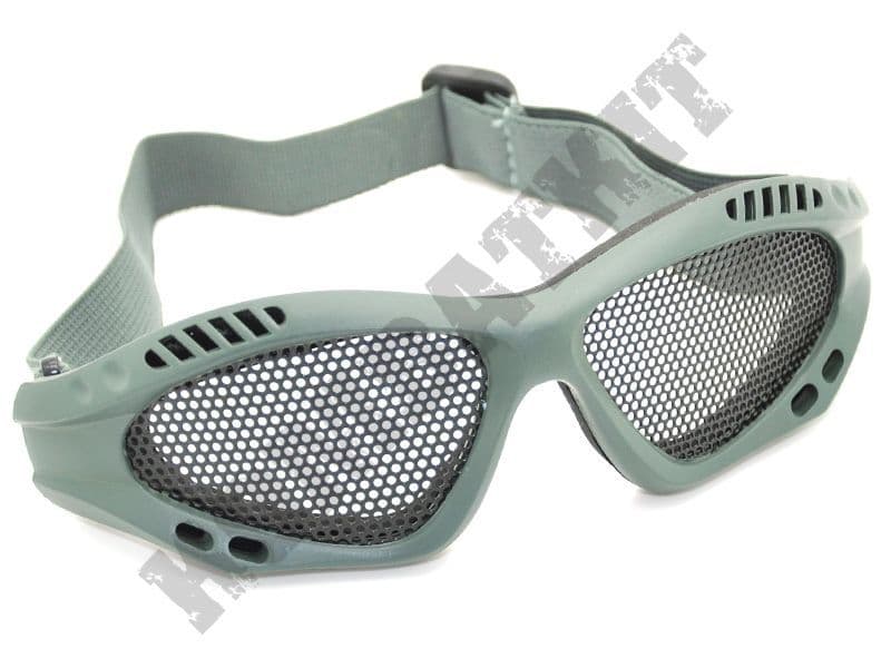 KOMBATKIT: airsoft glasses metal mesh safety goggles sports eye ...