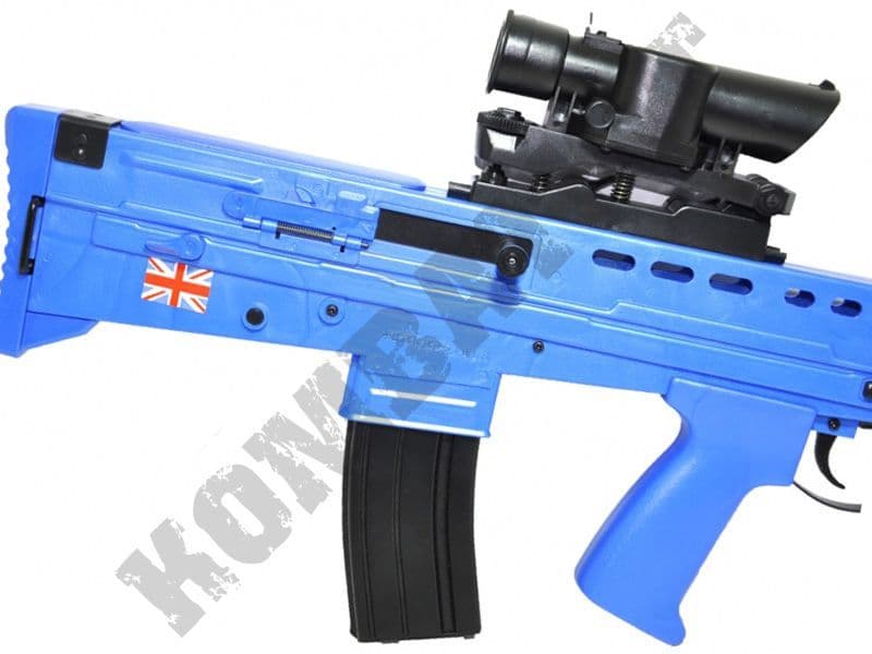L85A1 BB Gun SA80 Spring Airsoft Rifle Black 2 tone | Kombatkit