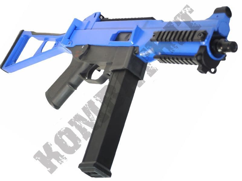 M89 BB Gun | UMP SMG Replica Electric Airsoft Rifle Blue 2 Tone AEG ...