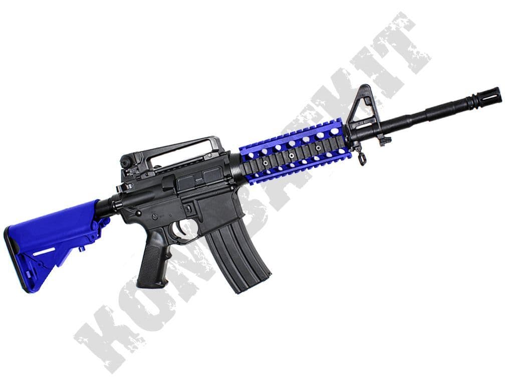 SR4PG M4A1 RIS Electric Airsoft Rifle Black 2 Tone | Kombatkit