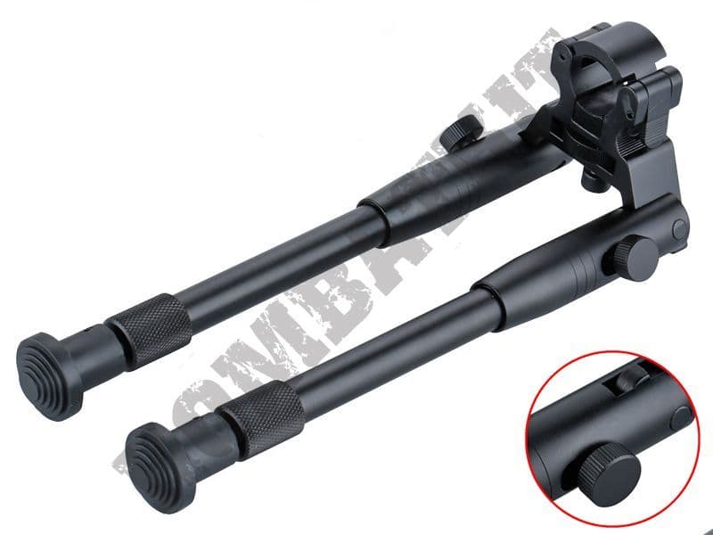 GT1 Retractable Bipod Foregrip Black Resin | Airsoft Gun Spares & Parts ...